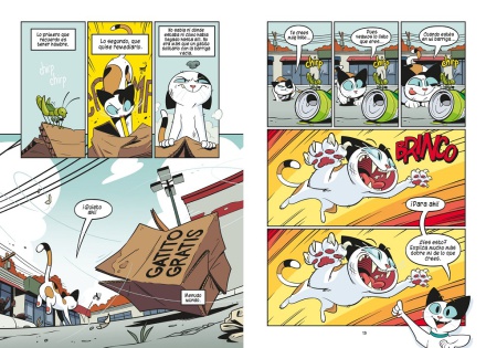 Cómics de ciencia. Gatos. Lo heredado y lo adquirido