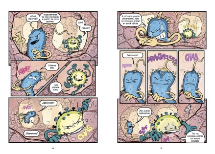 Cómics de ciencia. Plagas: La batalla microscópica