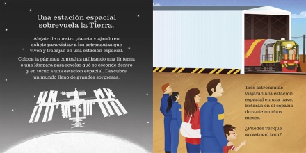 En la estación espacial. Un libro para iluminar