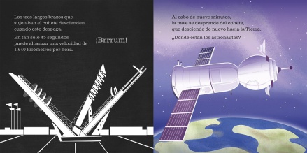 En la estación espacial. Un libro para iluminar