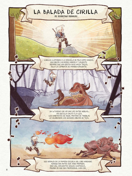 The witcher en pequeñito