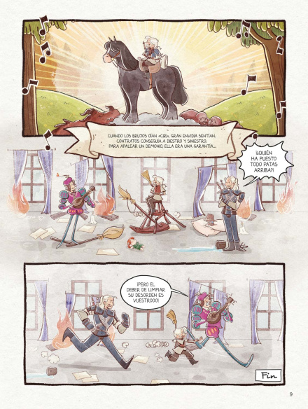 The witcher en pequeñito