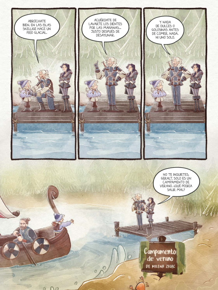 The witcher en pequeñito