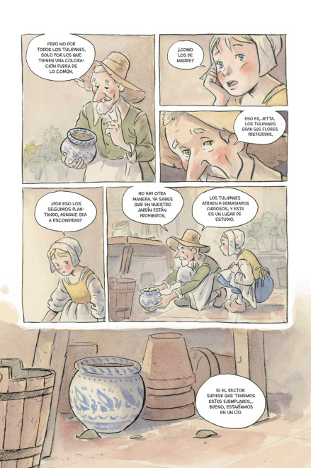 El color de los tulipanes