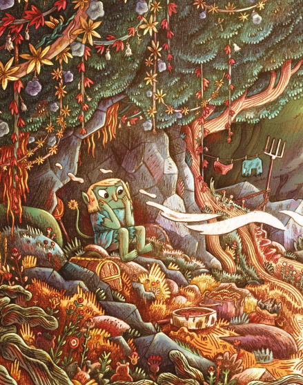 La cueva cercana al café